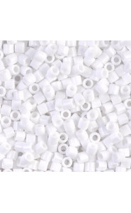 Miyuki delica beads 8/0 - Opaque chalk white DBL-200